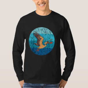 Camiseta Papagaio-do-mar Vintage Retro Peixe Caça Tropical