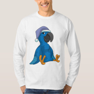 Camiseta Papagaio dormindo com Nightcap