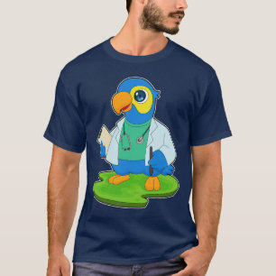 Camiseta Papagaio Doutor Stethoscope
