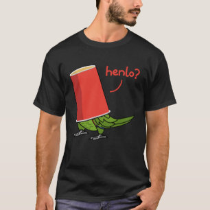 Camiseta Papagaio Em Uma Taça Henlo I Mexicano Vermelho à A