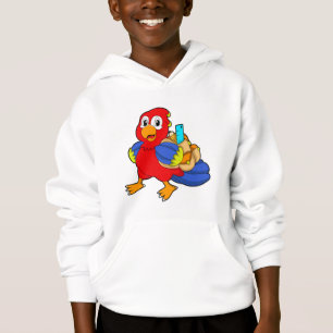 Camiseta Papagaio Estudante com Mochila
