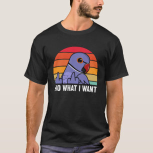 Camiseta Papagaio Eu Faço O Que Quero Violeta Indian Ringne