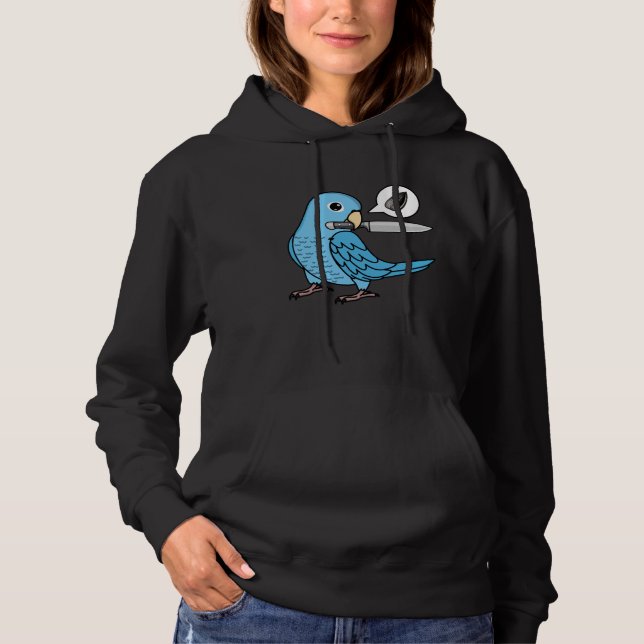 Camiseta Papagaio Faca Quer Sementes I Periquito Azul (Frente)