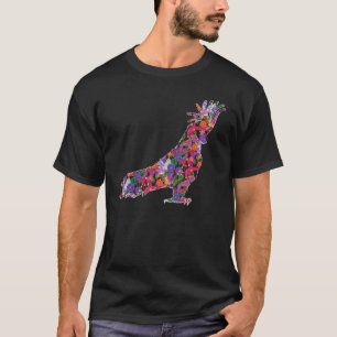 Camiseta Papagaio Flor Exótico Ara Macaw Cockatoo Zoo