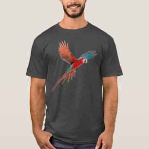 Camiseta Papagaio Homens e Mulheres Melhor design