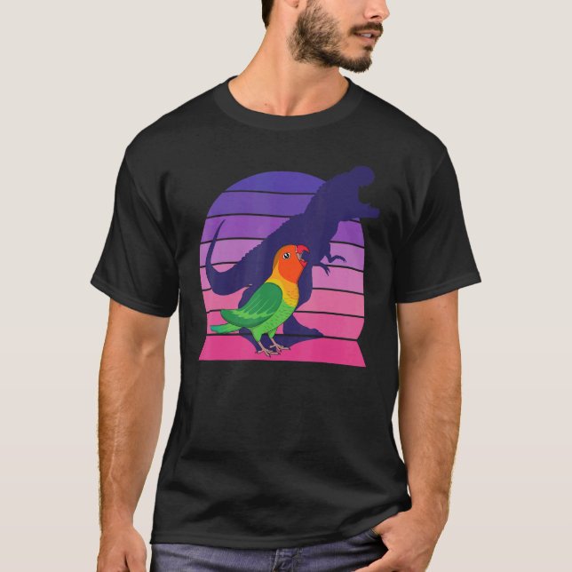 Camiseta Papagaio I Tyrannosaurus Rex I Gritando L de Fisch (Frente)