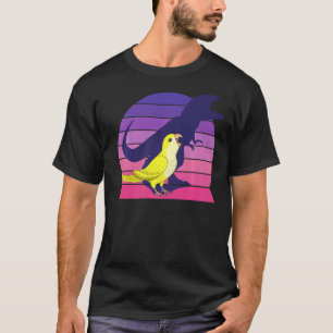 Camiseta Papagaio I Tyrannosaurus Rex I Gritando Luti Amare