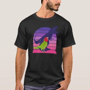 Camiseta Papagaio I Tyrannosaurus Rex I Gritando mascarado 