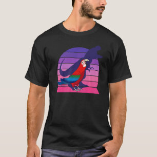 Camiseta Papagaio I Tyrannosaurus Rex I Gritando na borda v