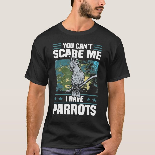 Camiseta Papagaio Macaco Tropical Pet Ave (Frente)