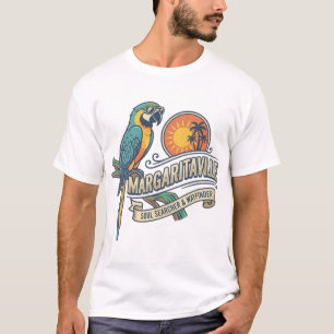 Camiseta Papagaio Margaritaville Jimmy Buffett