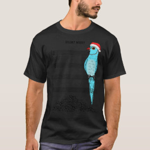 Camiseta Papagaio Musical I Silent Night I Blue Indian Ring