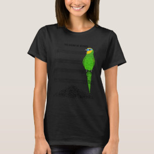 Camiseta Papagaio Músico Eu Soo De Silêncio Eu Asa Laranja