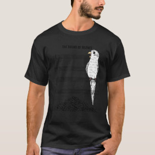 Camiseta Papagaio Músico Eu Soo Silêncio I White Budget
