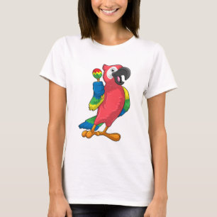 Camiseta Papagaio na Música com Maracas