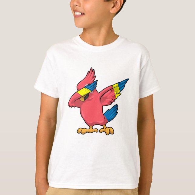 Camiseta Papagaio no Hip Hop Dance Dab (Frente)