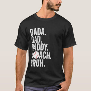 Camiseta Papagaio-Pai Bruh Legal treinador de baseball D do