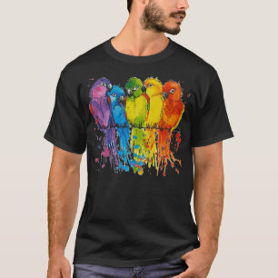 Camiseta papagaio, papagaio, papagaio, papagaio, papagaio