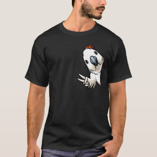 Camiseta Papagaio-Pássaro-Pássaro-Pássaro Moluco