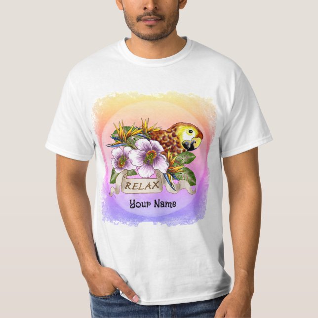 Camiseta Papagaio relaxa  (Frente)