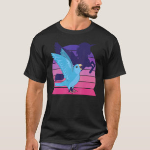 Camiseta Papagaio Retro I Asalou Unicórnio I Gritando Par A