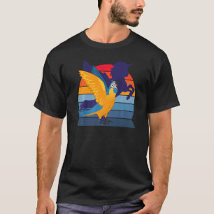 Camiseta Papagaio Retro I Asas Unicórnio I Blue throp Maca