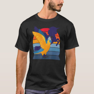 Camiseta Papagaio Retro I Asas Unicórnio I Blue throp Maca