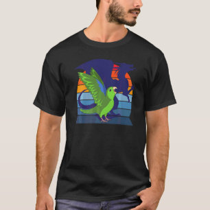 Camiseta Papagaio Retro I Dragão Alado I Papagaio Verde Gri