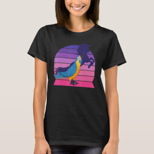 Camiseta Papagaio Retro I Unicórnio I Arrancada Azul