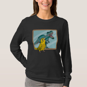 Camiseta Papagaio & Rex Reflexão I Amarelo Lutino Periquito