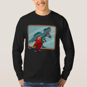 Camiseta Papagaio & Rex Reflexão I Arara Escarlate