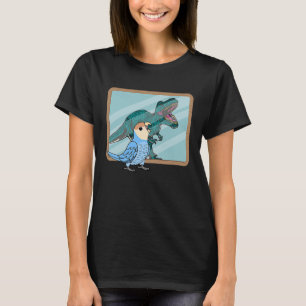Camiseta Papagaio & Rex Reflexão I Peach enfrentou Blue Lov