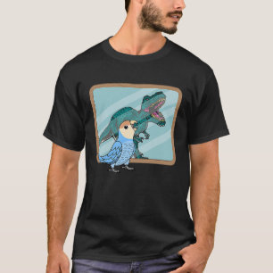 Camiseta Papagaio & Rex Reflexão I Peach enfrentou Blue Lov