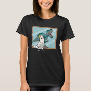 Camiseta Papagaio & Rex Reflexo I Cacatua de crista Sulfura