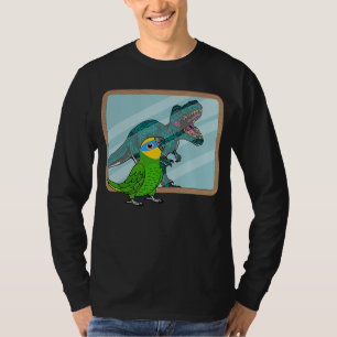Camiseta Papagaio & Rex Reflexo I Papagaio de asa laranja