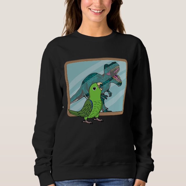 Camiseta Papagaio & Rex Reflexo I Periquito Verde (Frente)