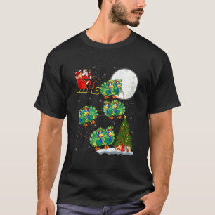 Camiseta Papagaio Santa Trenó Voador Divertido Mágico Natal