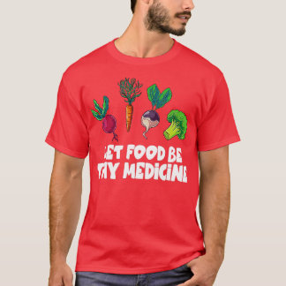 Camiseta Papagaio Saudável Que A Comida Seja O Seu Medicame