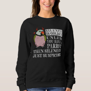 Camiseta Papagaio Silêncio é Ouro I Bigode Parakeet
