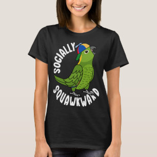 Camiseta Papagaio Socialmente Envergonhado I Amarelo Seques