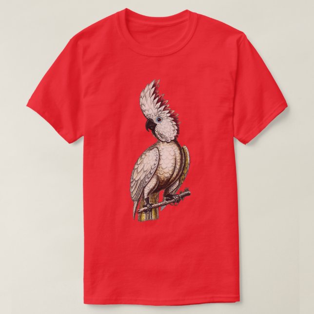 Camiseta Papagaio tropical branco 3 (Frente do Design)