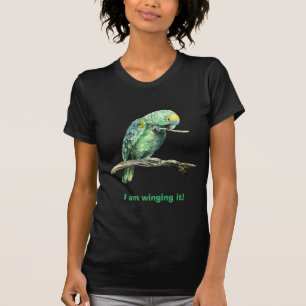 Camiseta Papagaio verde