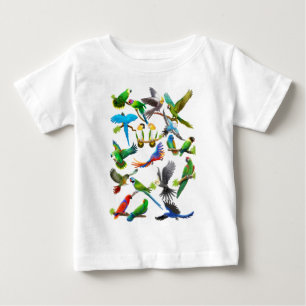 Camiseta Papagaios abundante