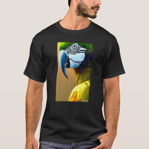 Camiseta Papagaios Aves-Cássaros Macaw Animais Selvagens