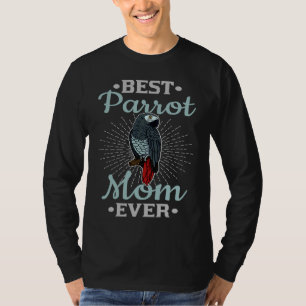 Camiseta Papagaios Cinzentos Africanos Biólogo Ornitólogo P