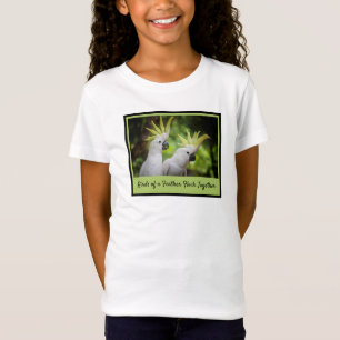 Camiseta Papagaios do Mesmo Tipo se Reúnem Cacatua