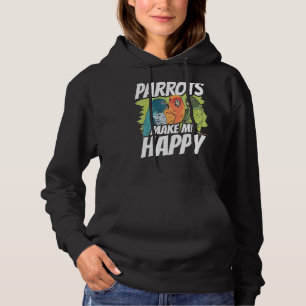 Camiseta Papagaios Me Fazem Feliz Pet De Papagaio De Animai