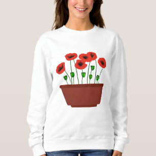Camiseta Papagaios vermelhos em uma plantação de Terracotta