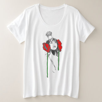 Camiseta Papagaios vermelhos Ozma de Oz, papa vermelho de O