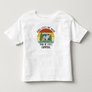 Camiseta Papai Ama Mais Do Que Ama Acampar